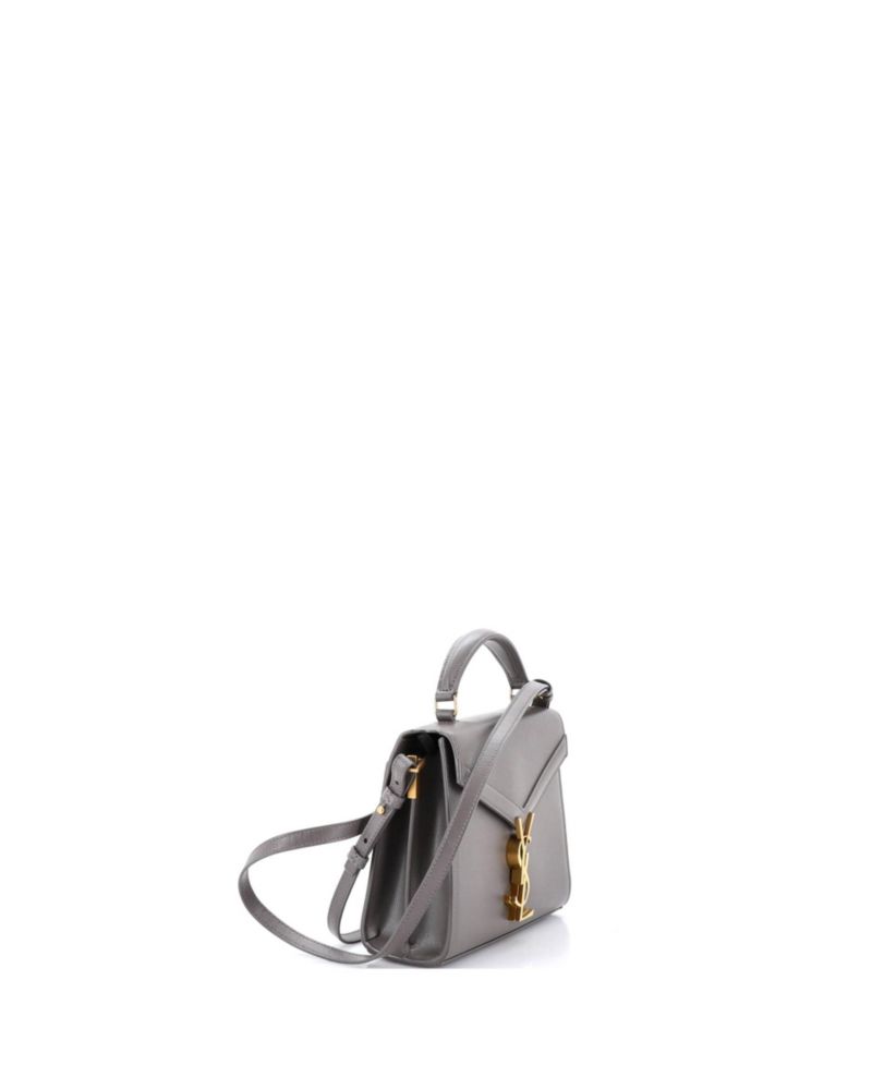 Mini Cassandra Top Handle Bag Leather