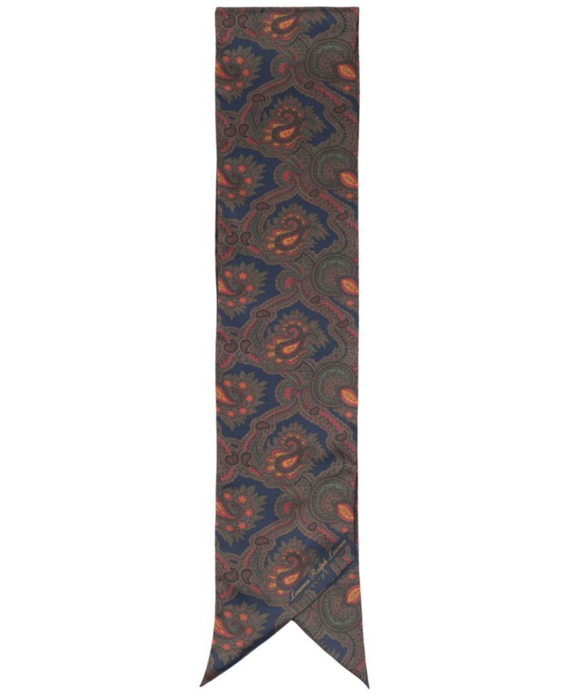 Paisley Skinny Scarf