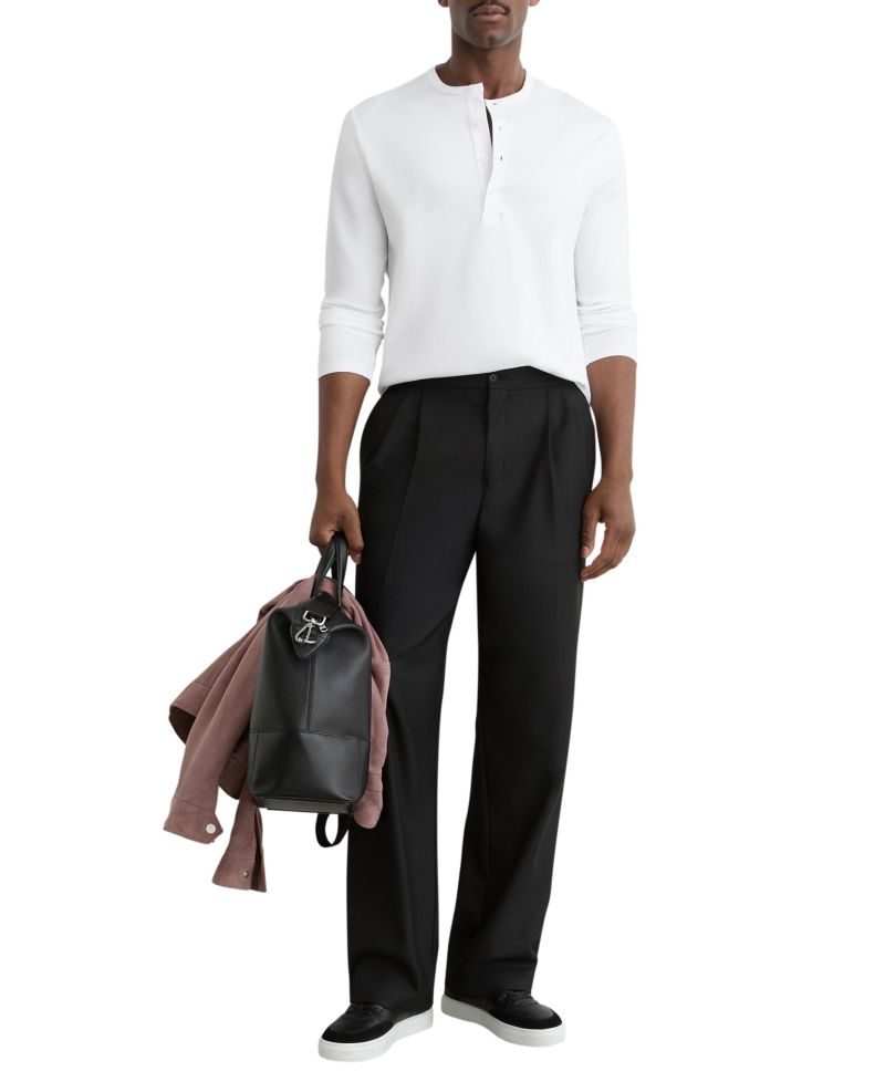 Men's Cameron Airwater-Cotton Henley T-Shirt