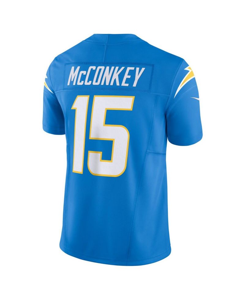 Men's Ladd McConkey Powder Blue Los Angeles Chargers Team Vapor F.U.S.E. Limited Jersey