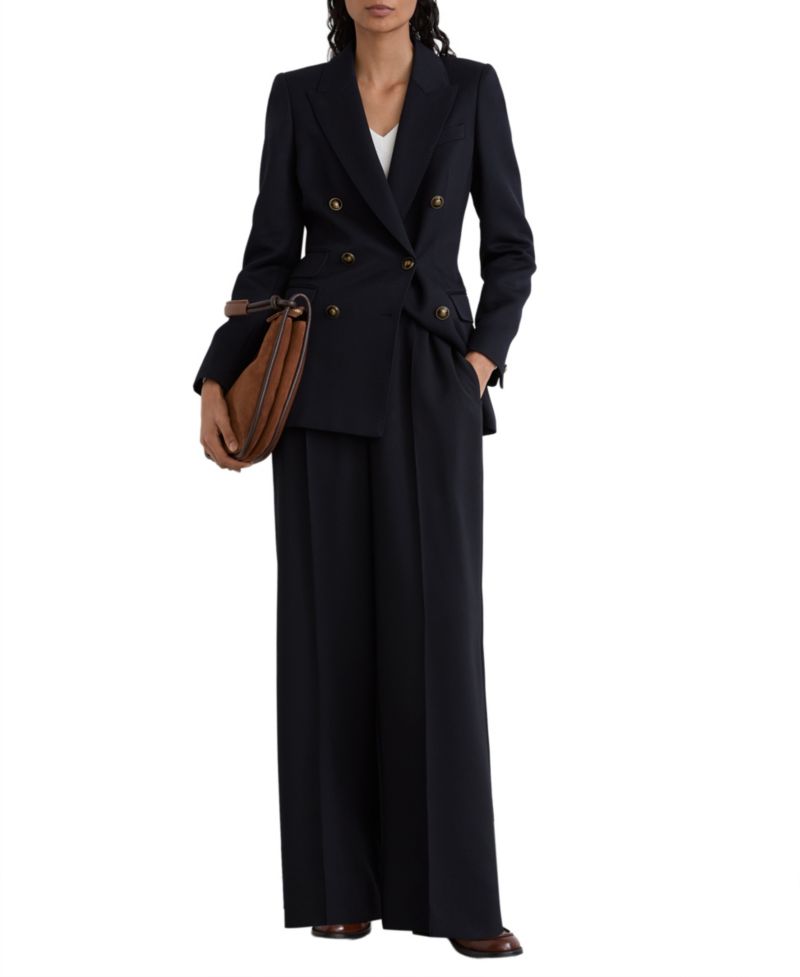 Women's Lauryn Double-Breasted Wool-Blend Blazer