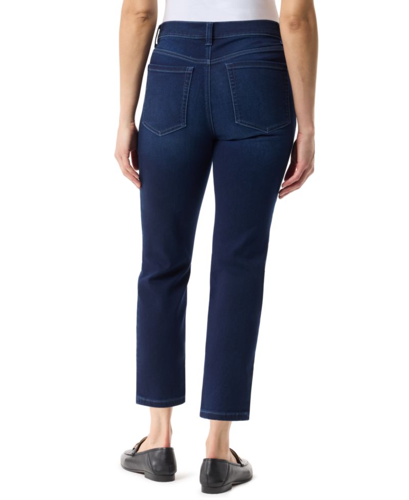 Women's Cali Mid-Rise Straight-Leg Jeans