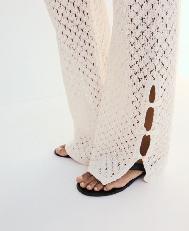 Women's Openwork Knitted Pants