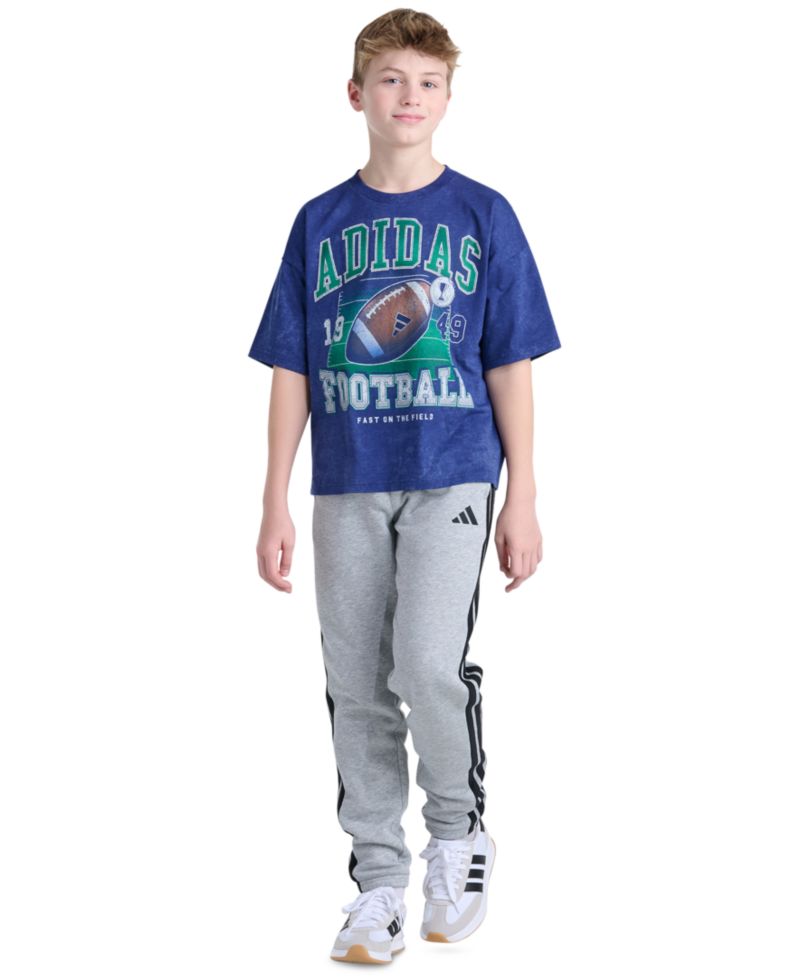 Boys' 8-20 Football Print Short-Sleeve T-Shirt