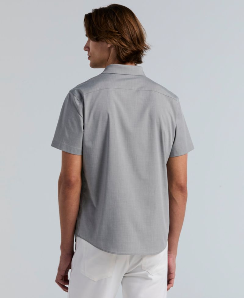 Men's Slim-Fit Short-Sleeve Shirt