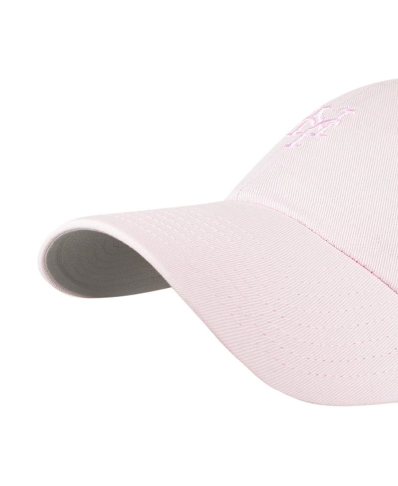 Men's and Women's Light Pink New York Mets Pastel Clean Up Adjustable Hat