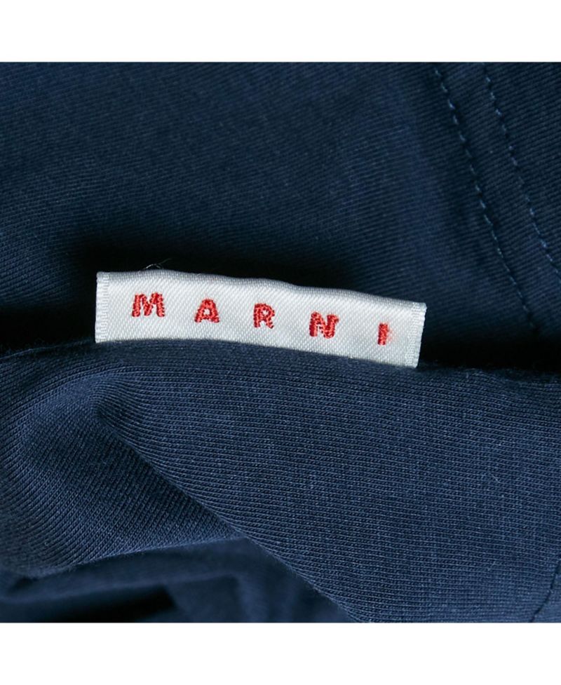 Women's Navy Blue Printed Cotton Crew Neck T-Shirt