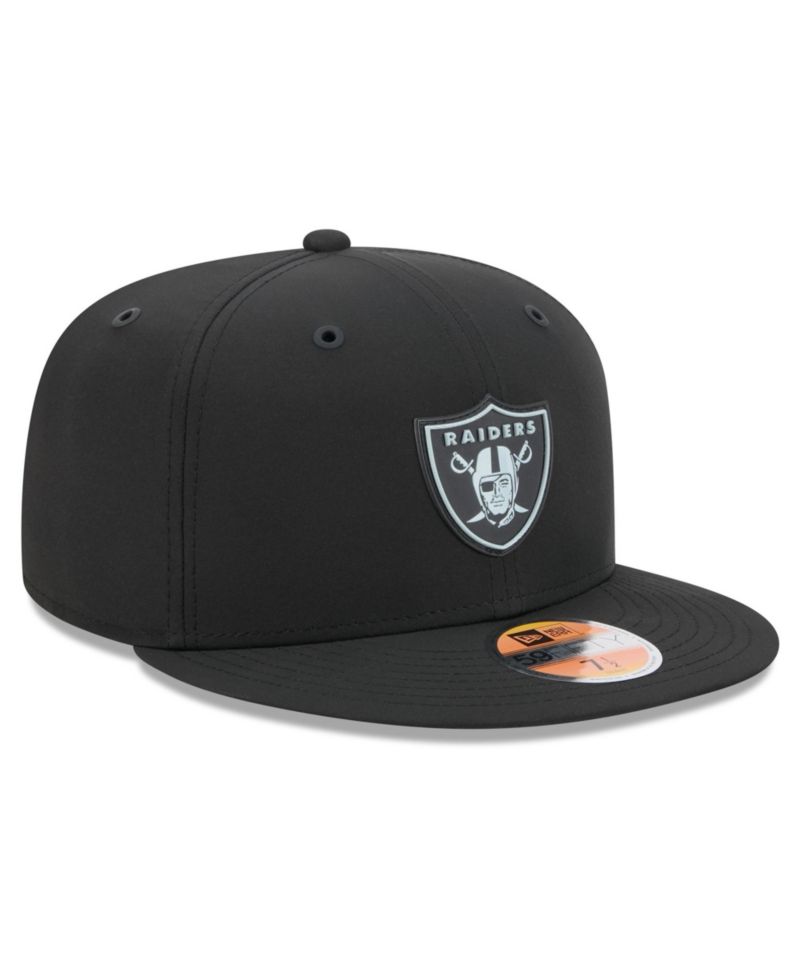 Men's Black Las Vegas Raiders 2026 Sideline 59FIFTY Fitted Hat