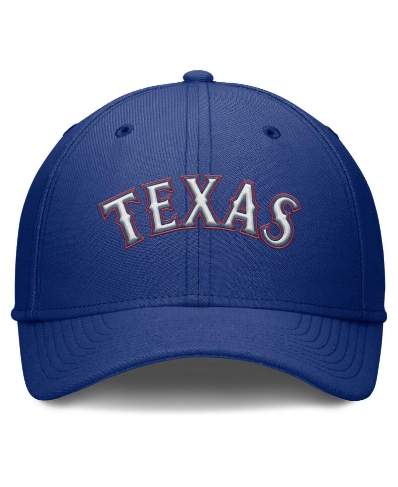 Men's Royal Texas Rangers Rise Performance Flex Hat