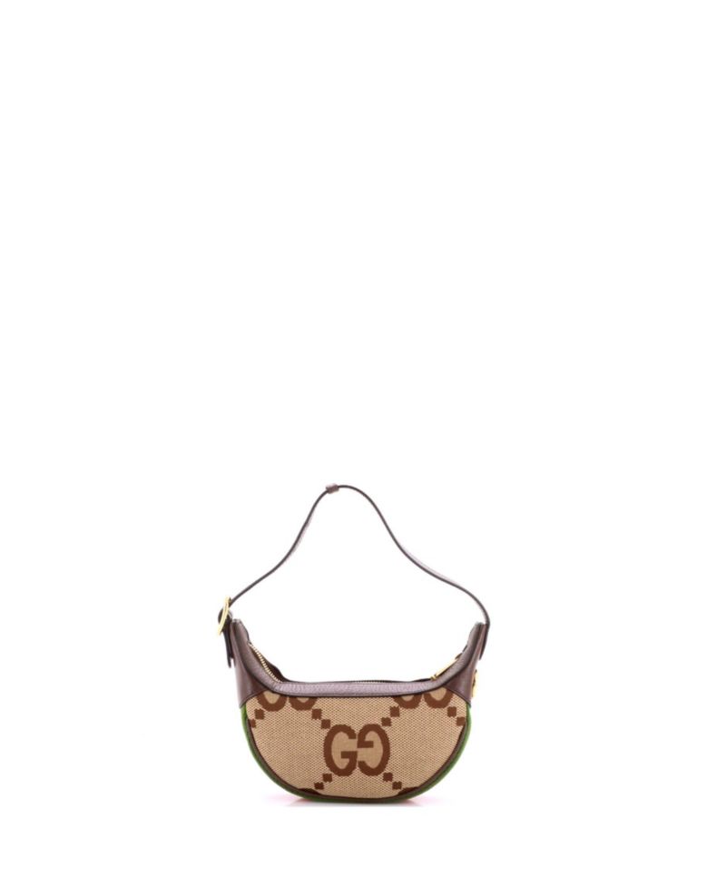 Mini Ophidia Half Moon Bag Jumbo GG Canvas