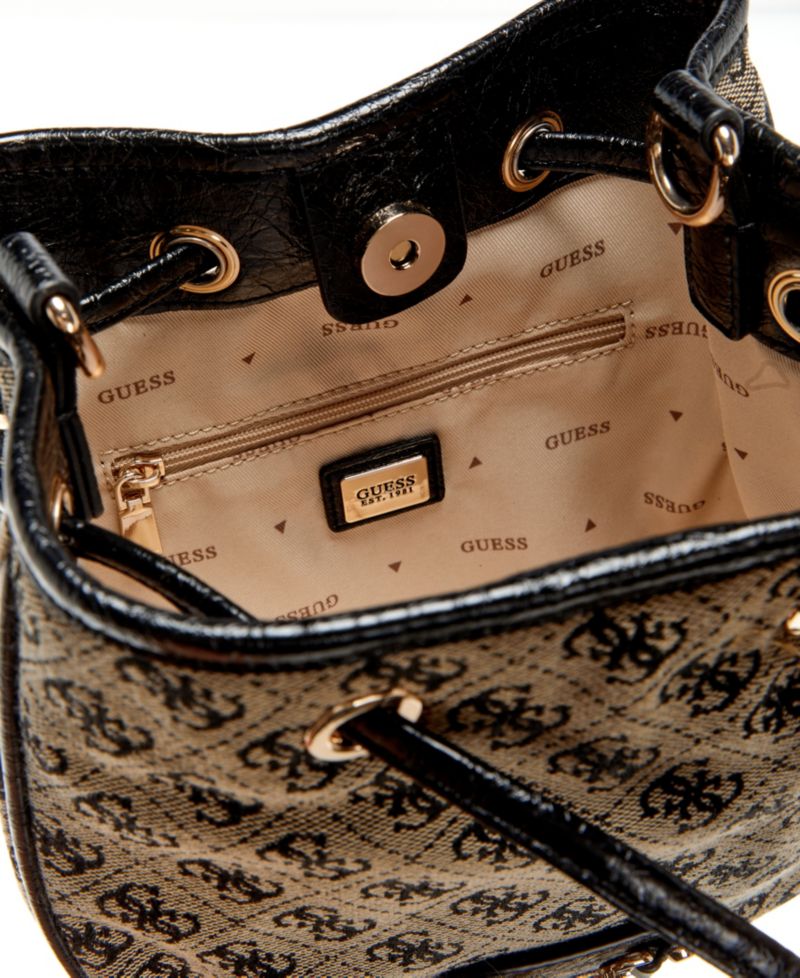 Samantha Small Drawstring Bucket Handbag