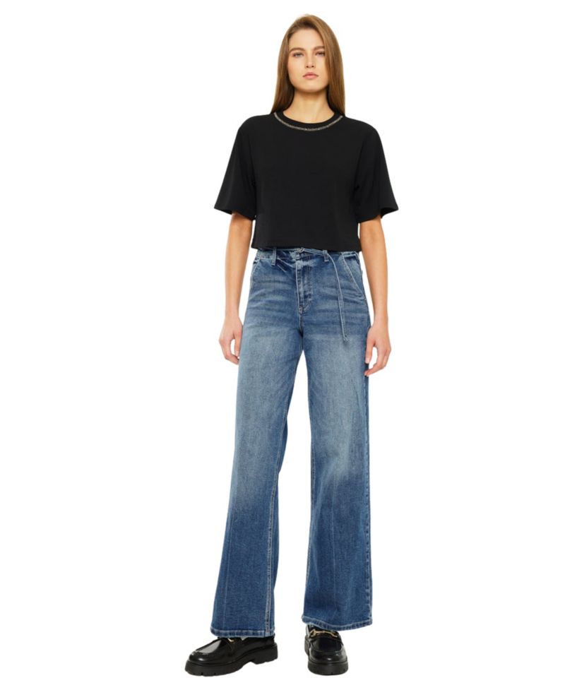 Women's Leah Ultra High Rise Wide Leg Jeans