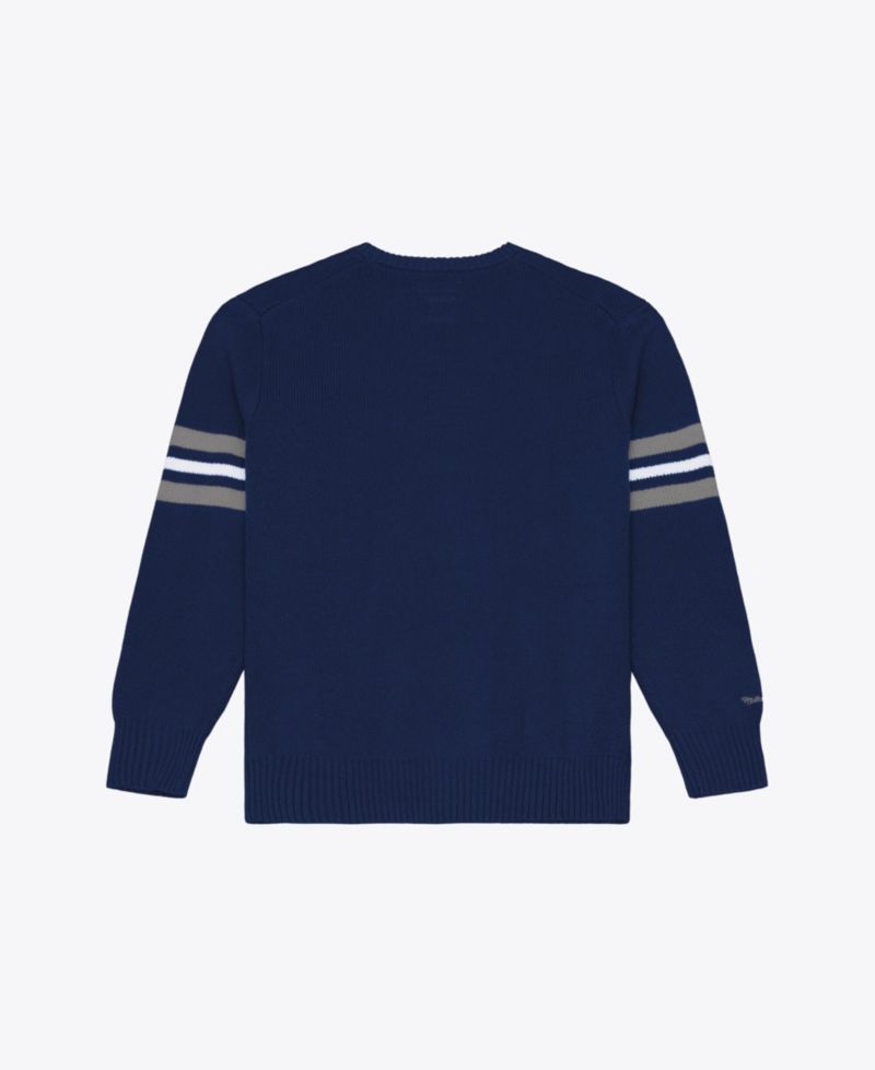 Men's Navy New York Yankees Head Coach Sweater