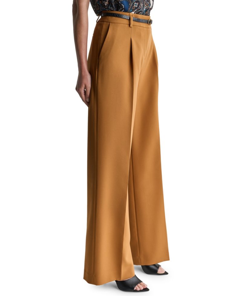 Women's Pleated Wide-Leg Pant