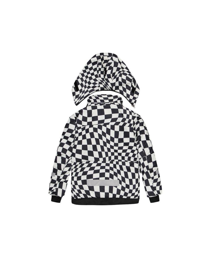 Little and Big Boy 6-16 Two Piece Teknik Snowsuit Checkered Print