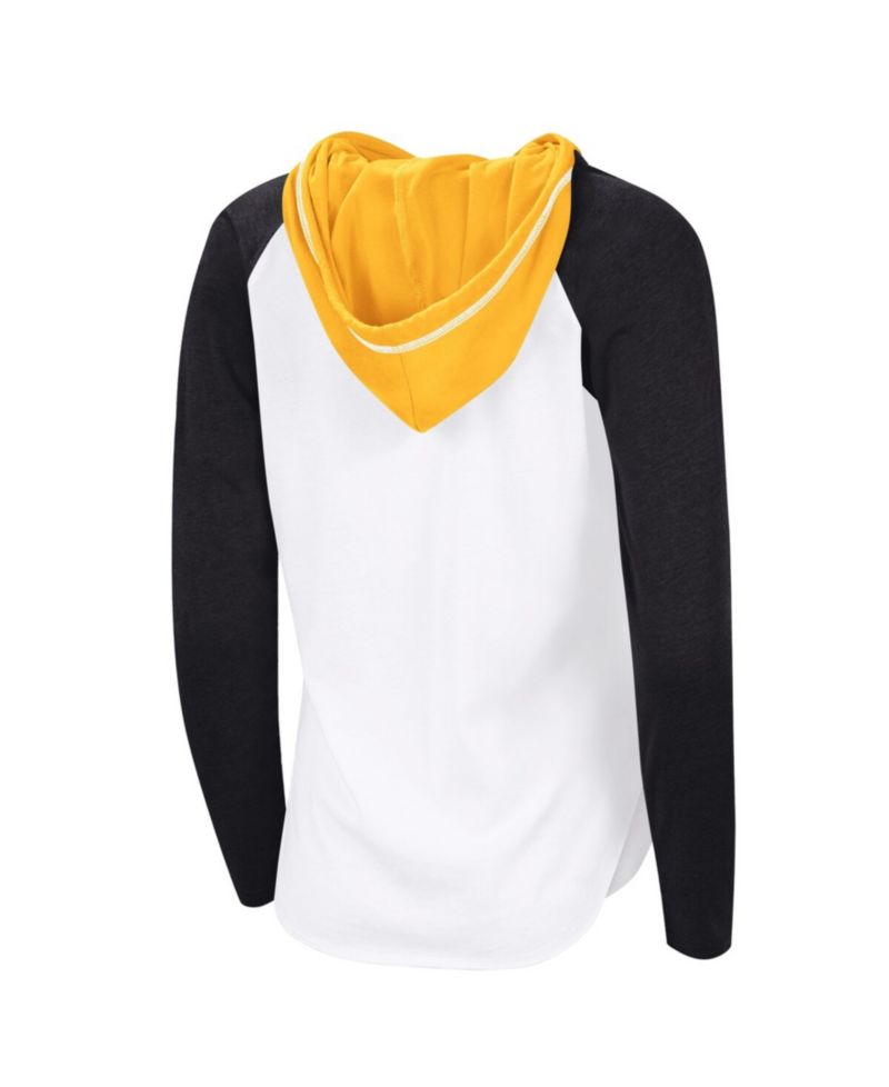 Women's White Boston Bruins MVP Hooded Long-Sleeve T-Shirt