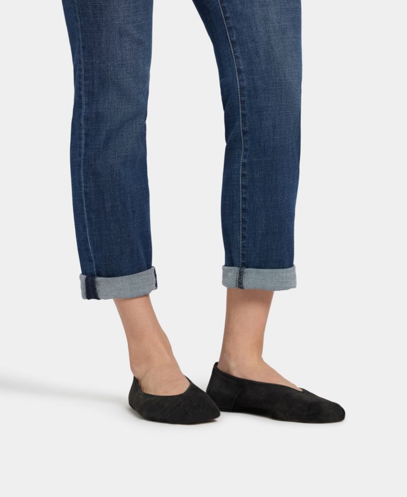 Petite Sheri Slim Ankle Jeans with Rolled Cuffs and Lift Tuck Technology