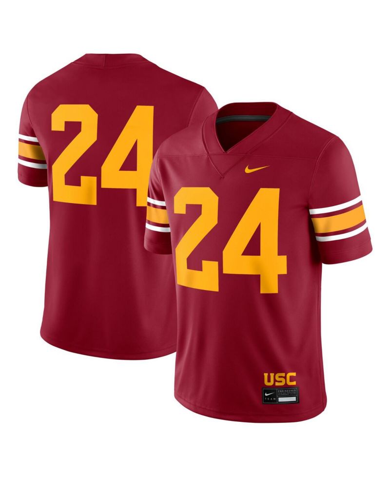 Men's 24 Cardinal USC Trojans Alternate Game Jersey
