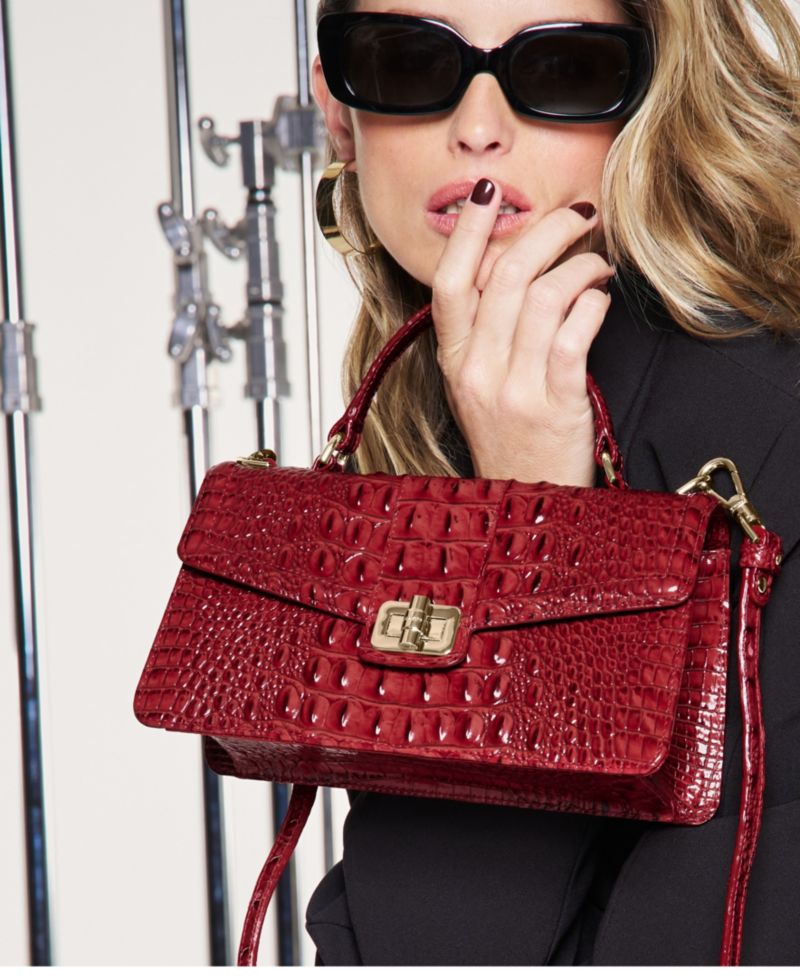 Genie Melbourne Leather Small Crossbody Handbag