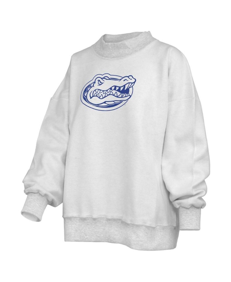 Women's Heather Gray Florida Gators Reversible Sweatshirt