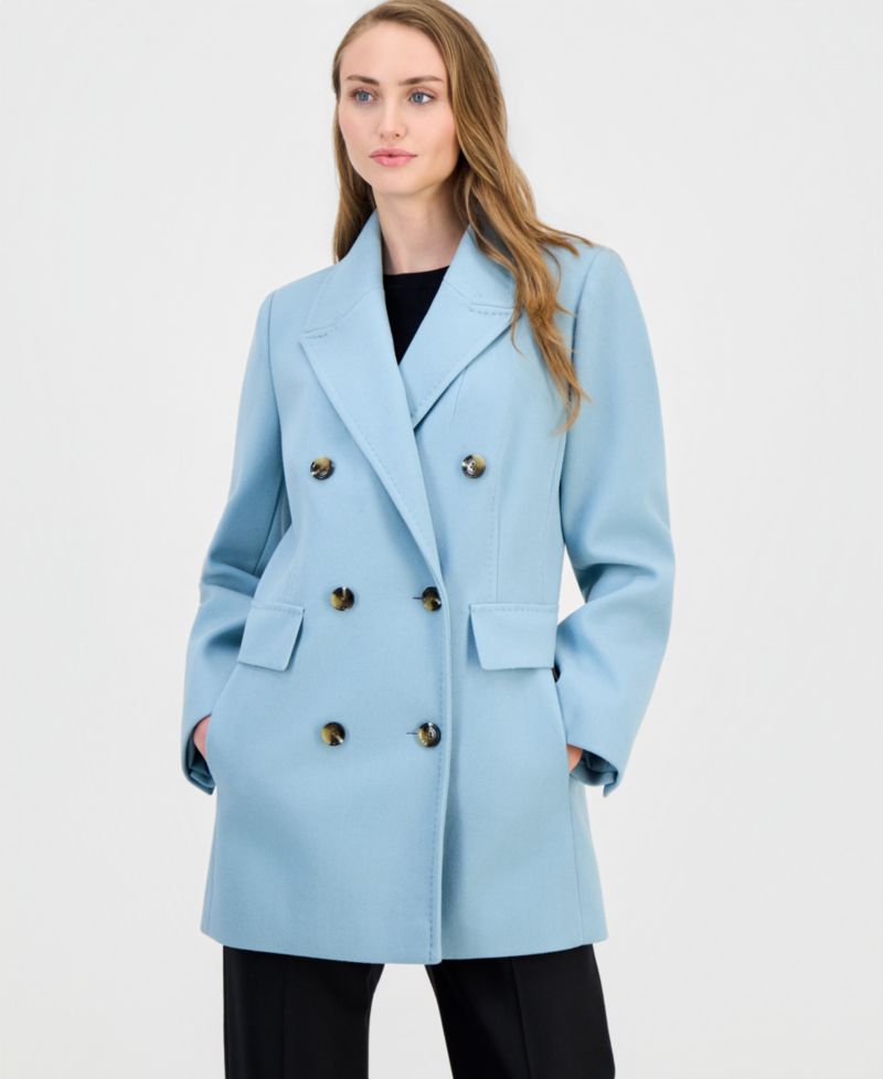 Women's Double-Breasted Peacoat, Created for Macy's
