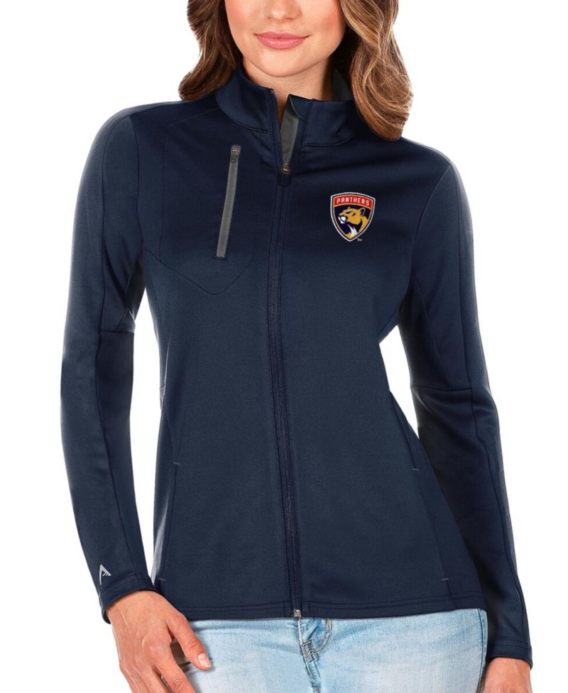 Women's Navy/Charcoal Florida Panthers Generation Full-Zip Pullover Jacket