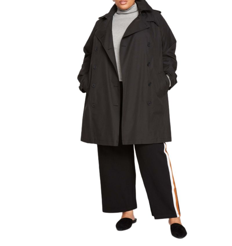 Plus Size Derjon Trench Coat