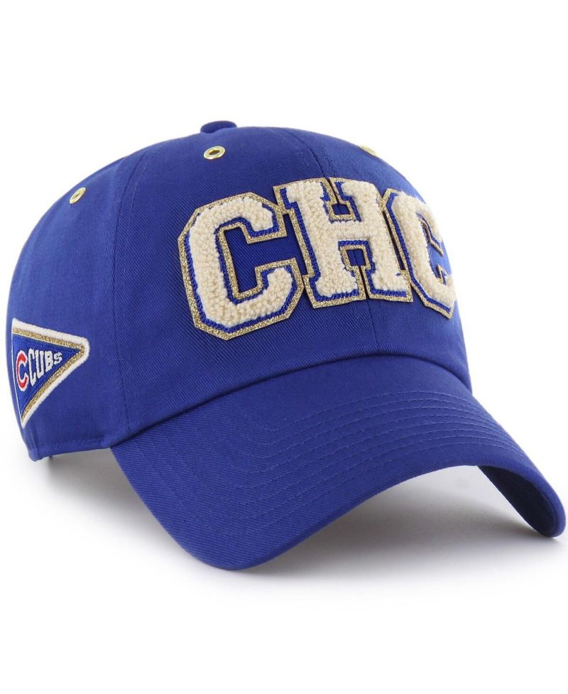 Stoney Clover Lane X Men's Royal Chicago Cubs Acro Charm Clean Up Adjustable Hat