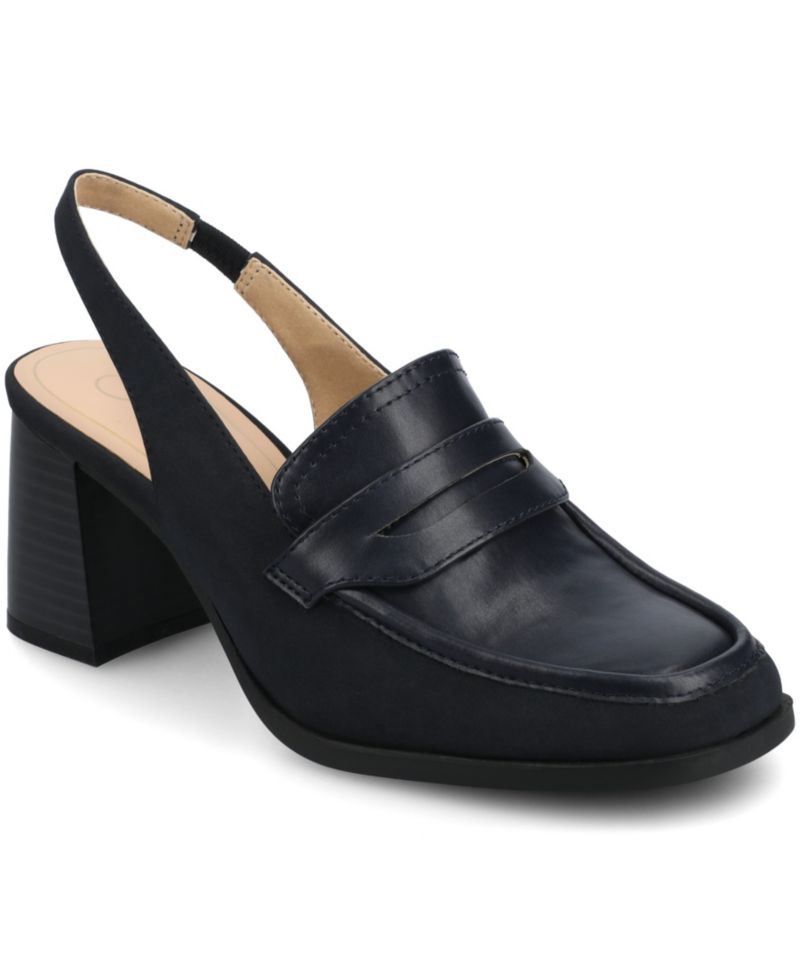 Women's Henrika Block Heel Slingback Tailored Pumps