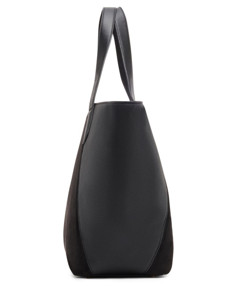 Multi Pieced Large Tote Handbag