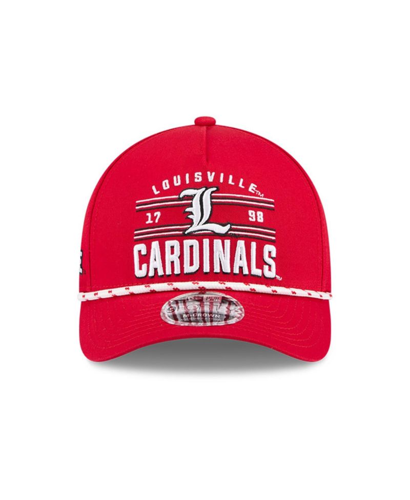 Men's Red Louisville Cardinals Historic March Madness 9FORTY M-Crown Adjustable Hat