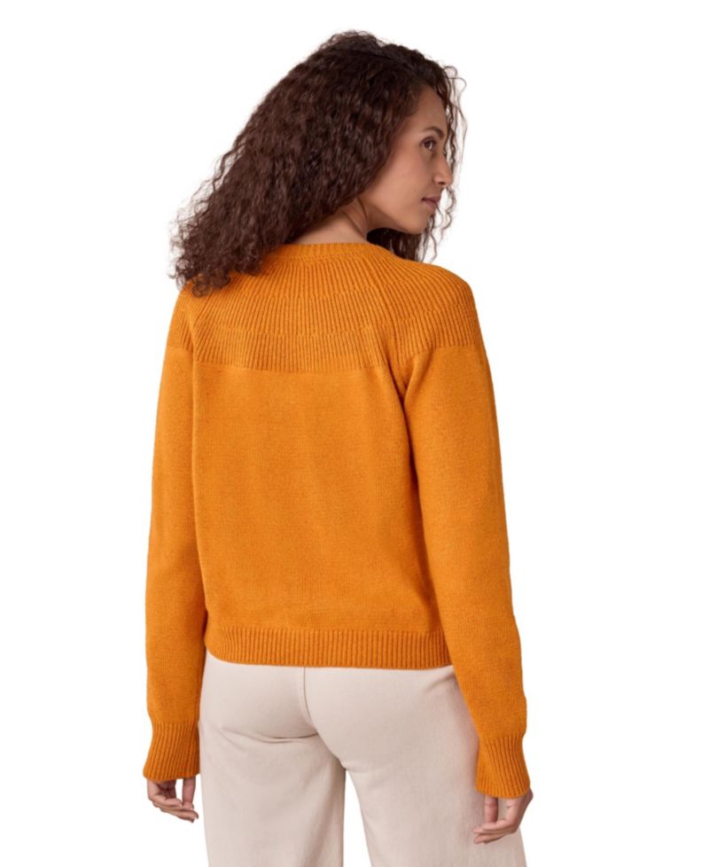 Women's Textured Yoke Sweater
