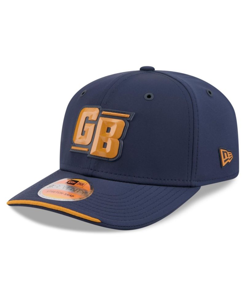 Men's Blue Green Bay Packers 2026 Sideline Throwback 9SEVENTY Adjustable Hat