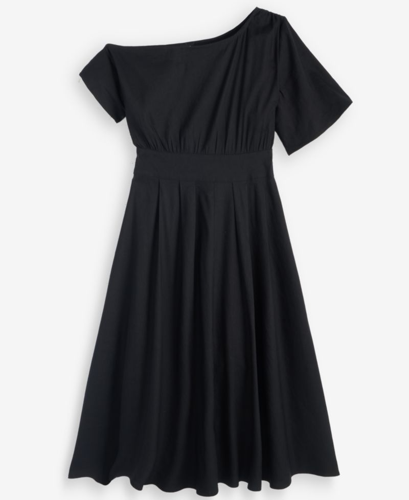 Petite Off-Shoulder Maxi Dress
