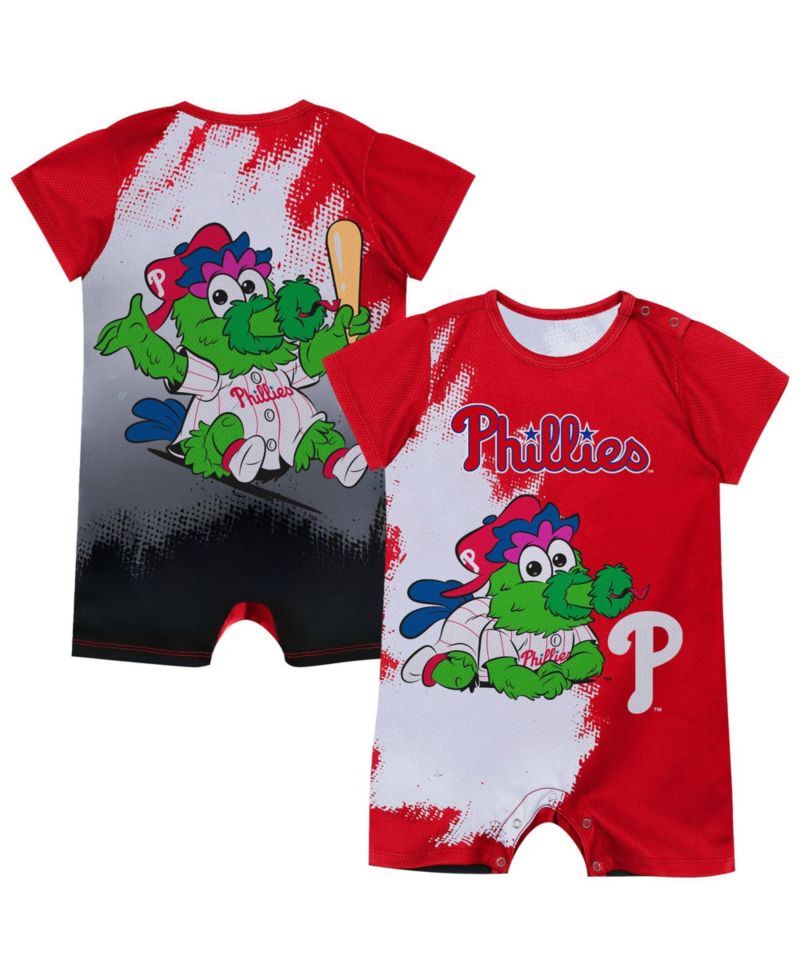 Baby Philadelphia Phillies Mascot Short-Sleeve Bodysuit