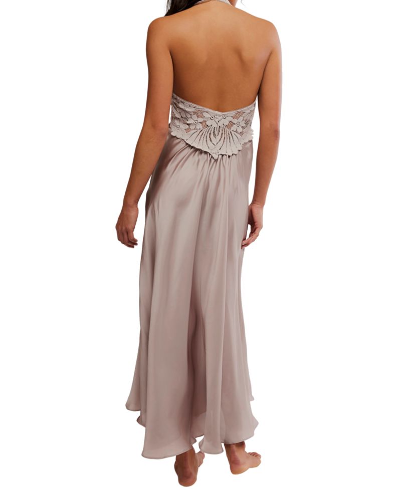 Women's Petal Party V-Neck Midi Dress