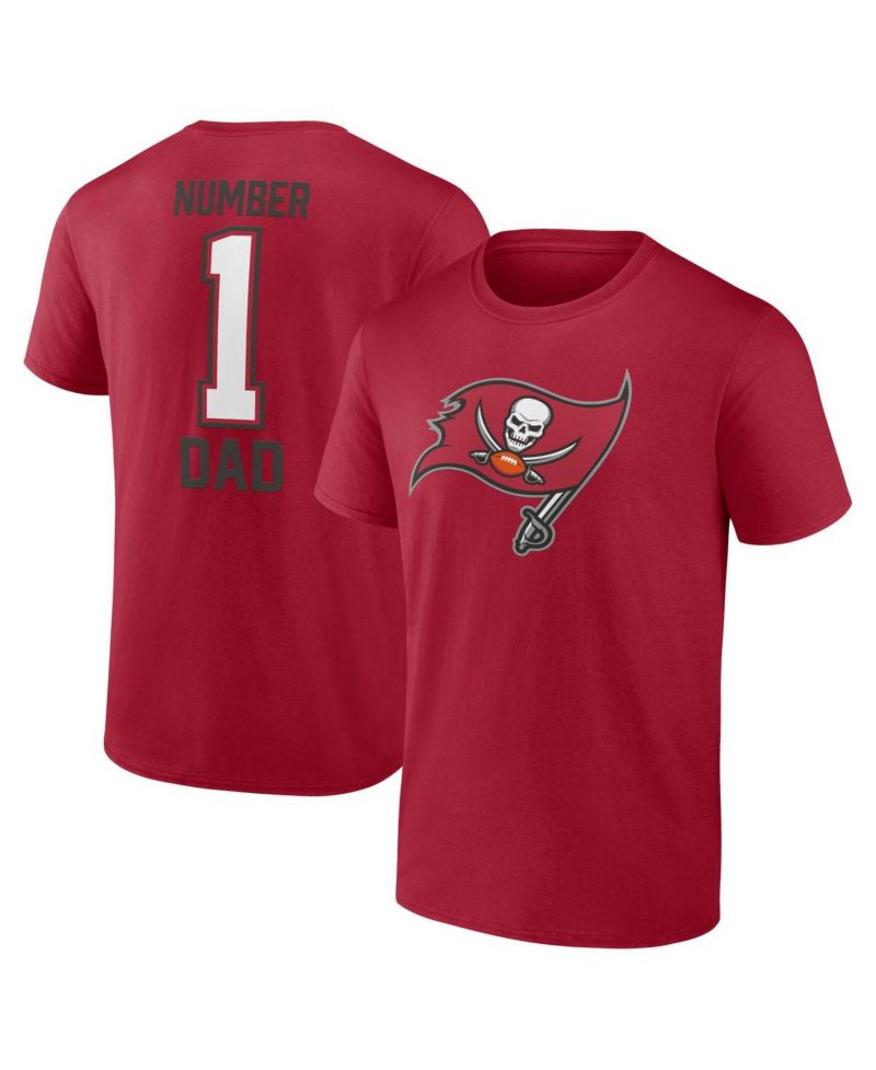 Men's Red Tampa Bay Buccaneers Father's Day T-Shirt
