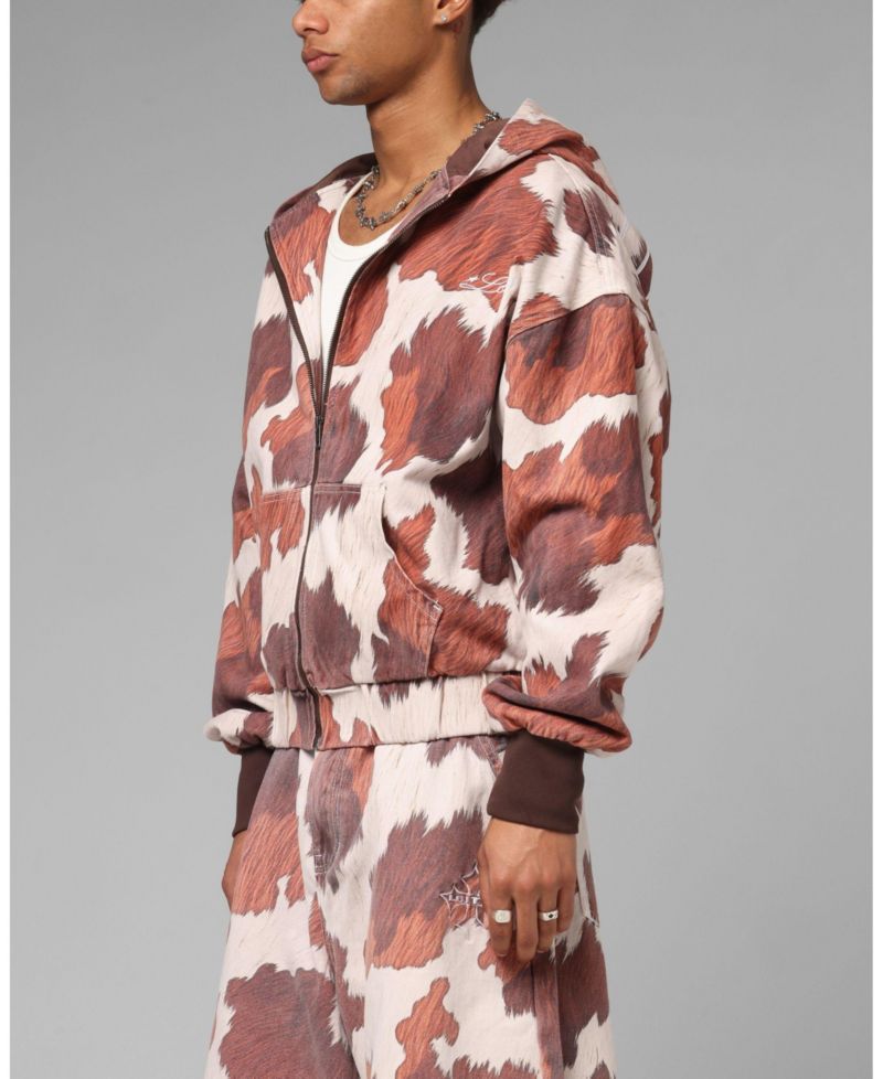 Men's Hide Zip Jacket Cowhide