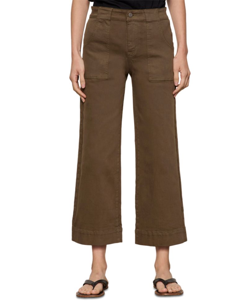 Petite Insider Cropped Straight-Leg Pants