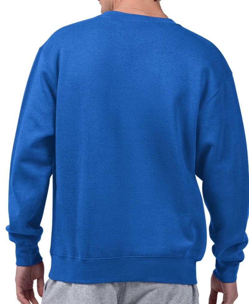 Men's Royal Buffalo Sabres Center Squeeze Tri-Blend Fleece Sweatshirt