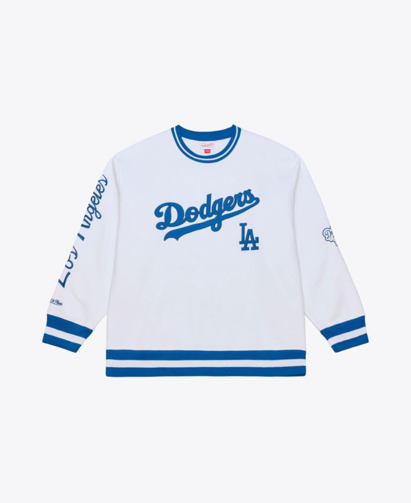 Men's White Los Angeles Dodgers Arctic Fleece Sweatshirt