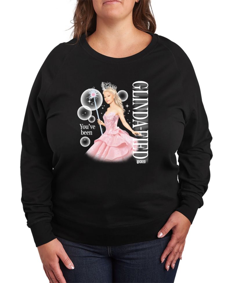 Plus Size Wicked Glinda Graphic Pullover T-Shirt