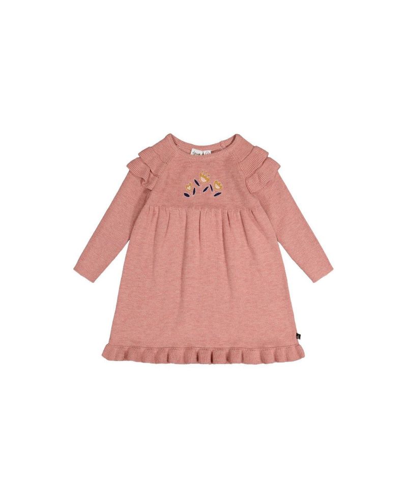 Little and Big Girl(6-8) Knitted Dress