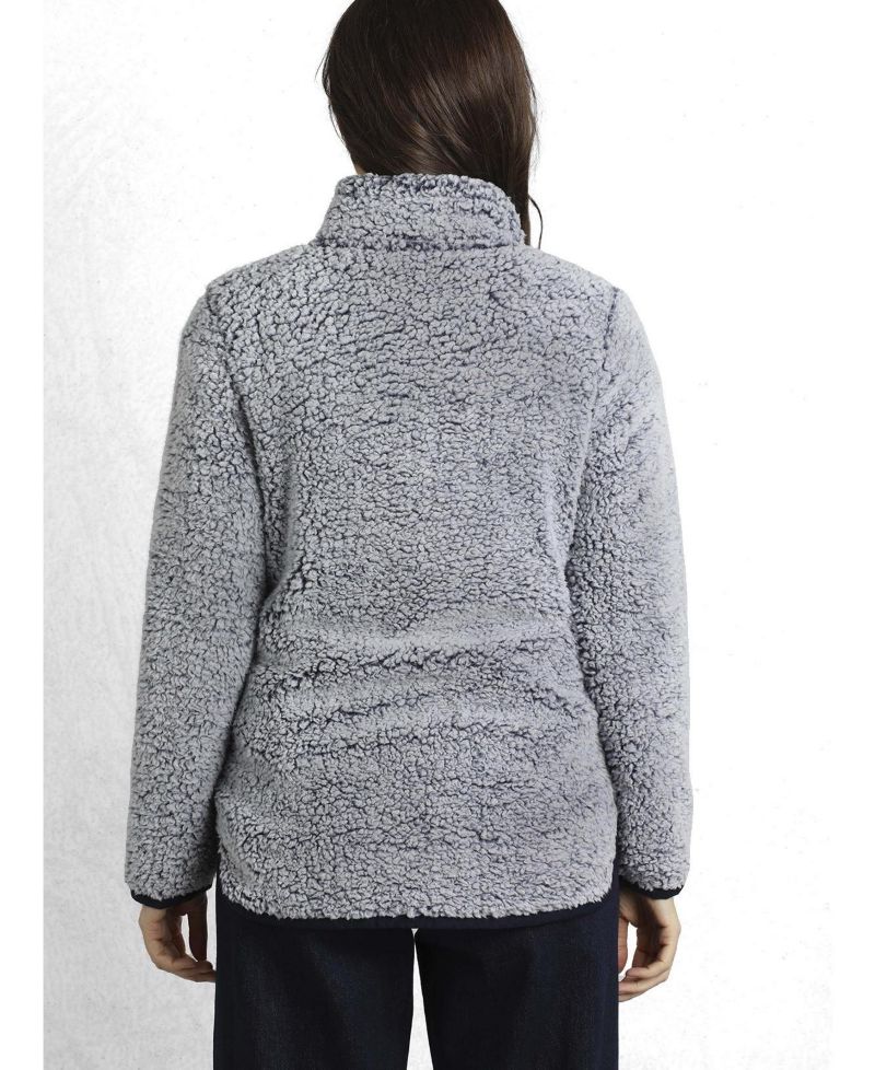 Women's Madi Cozy Quarter Zip Mock Neck Fleece Sweatshirt