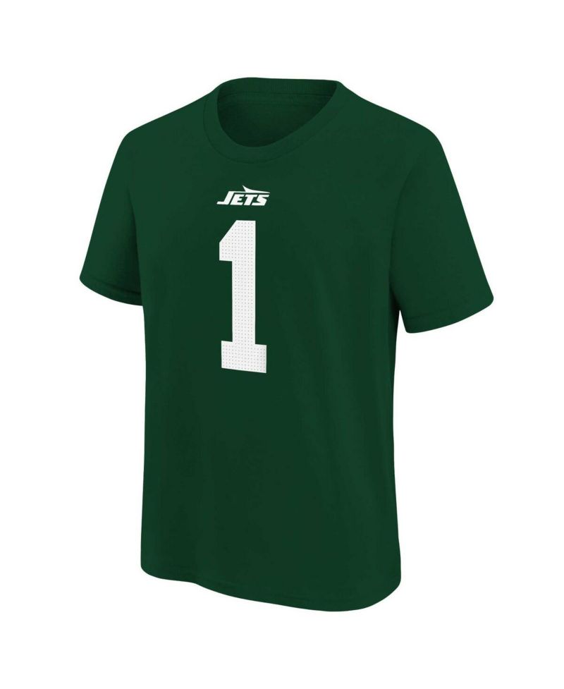 Big Boys and Girls Ahmad Sauce Gardner Green New York Jets Player Name & Number T-Shirt