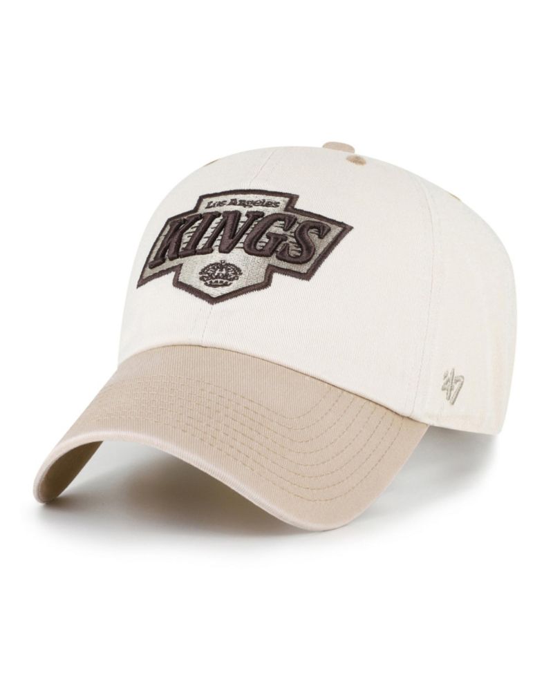 Men's '47 Natural/Tan Los Angeles Kings Neutral Terrain Clean Up Adjustable Hat