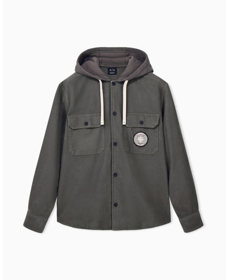 Men's Crossover Hooded Jacket