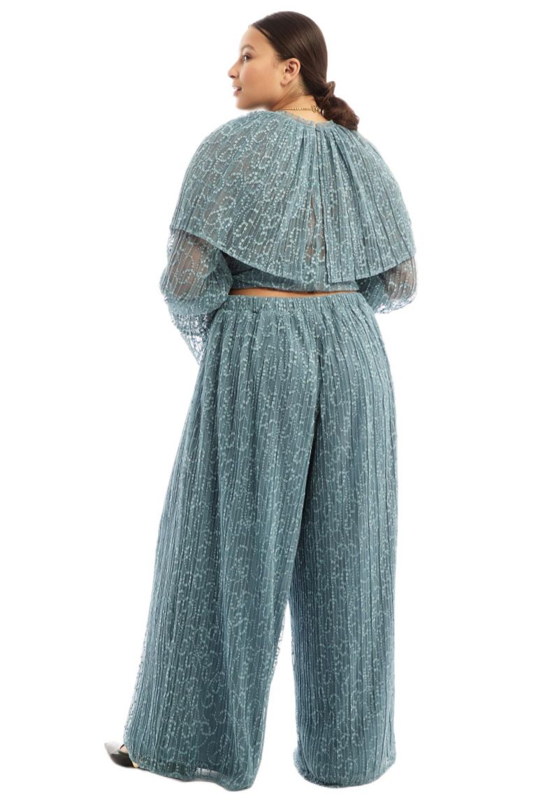 Women's June and Vie Lace Wide-Leg Pants