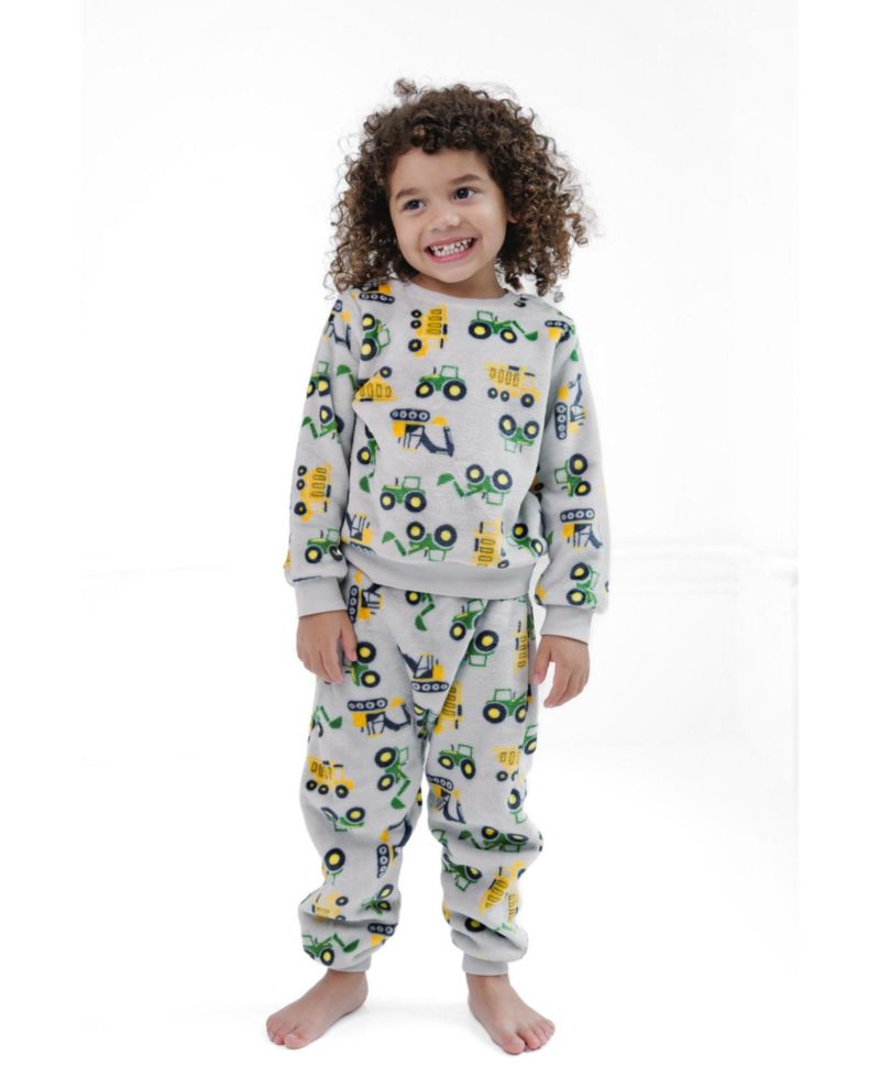 Little Boys' 2-Piece Fleece Sweatshirt and Pants Set