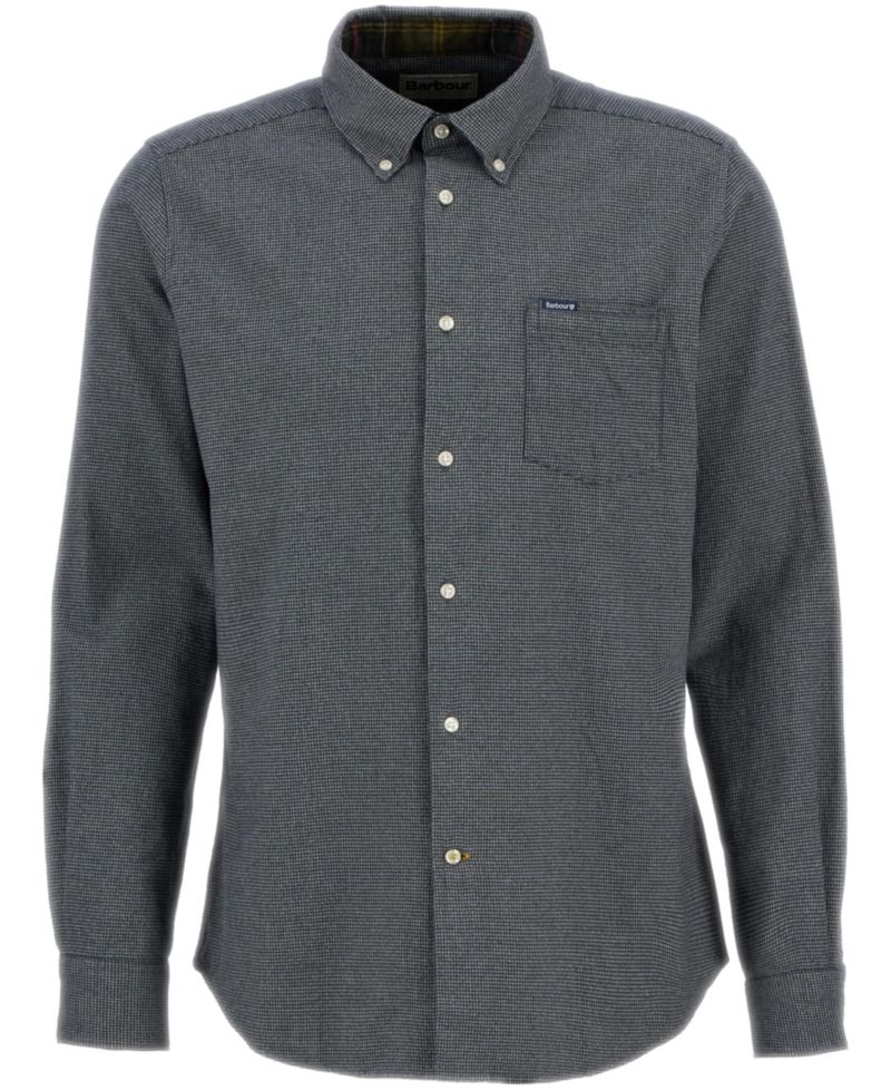 Men's Turner Tailored-Fit Micro-Houndstooth Button-Down Shirt